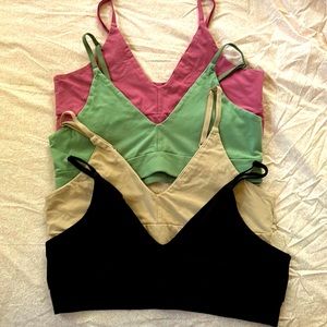 PACT organic cotton triangle bra